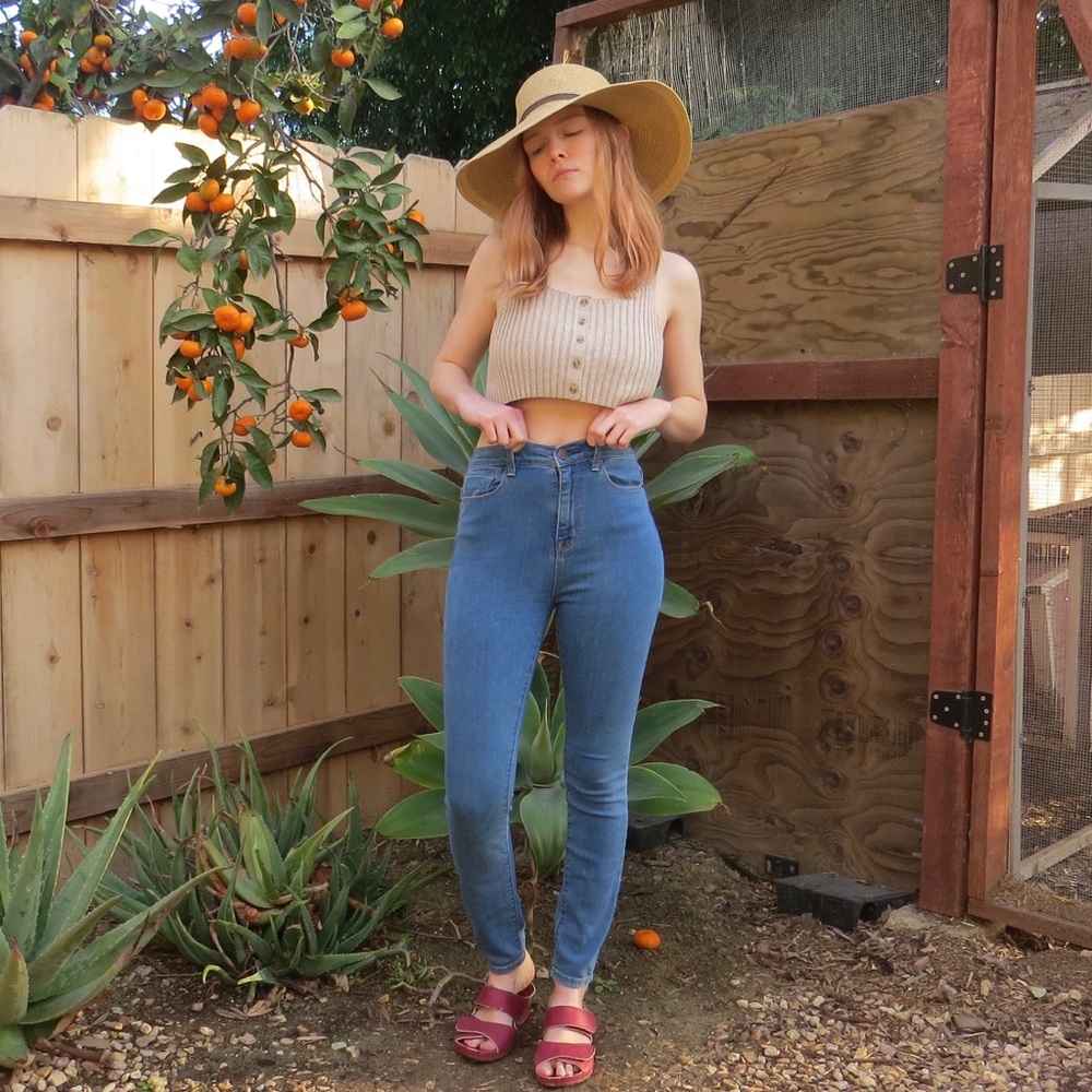 BDG blue high waisted jeans